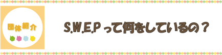 SWEP�@�c�̂̏Љ�